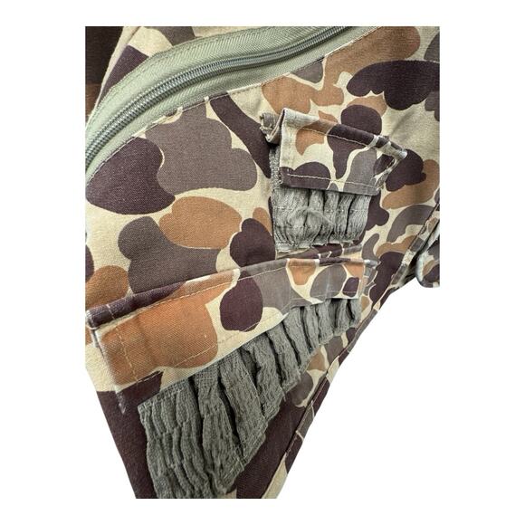 Vintage Mount’N Prairie Hunting Vest Men L Brown Camouflage Chukar Upland Duck - Picture 4 of 6